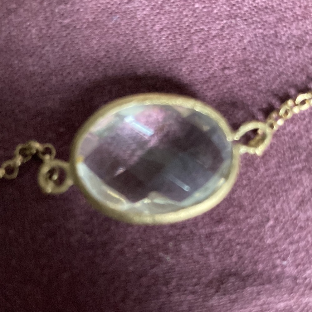 Beautiful Rivka Friedman 18K Gold Washed Necklace - Picture 2 of 5